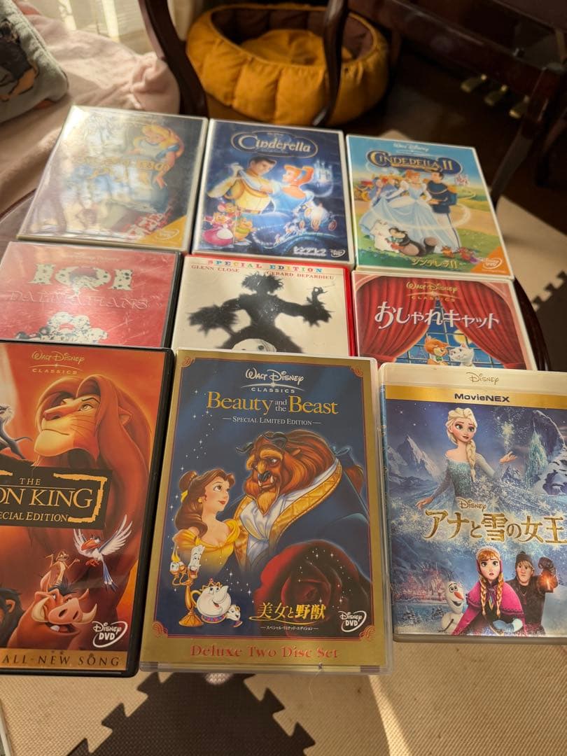 ディズニー　ライオンキング　スペシャルエデション　美女と野獣　アナと雪の女王