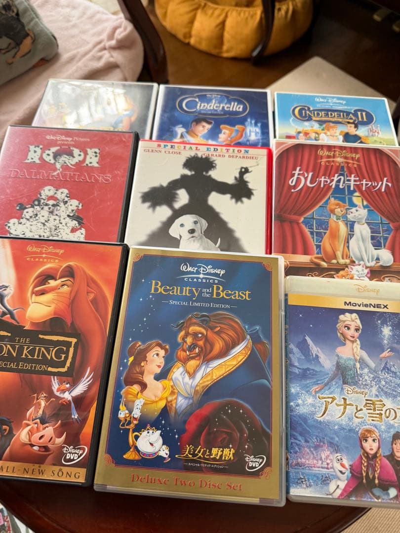 ディズニー　ライオンキング　スペシャルエデション　美女と野獣　アナと雪の女王