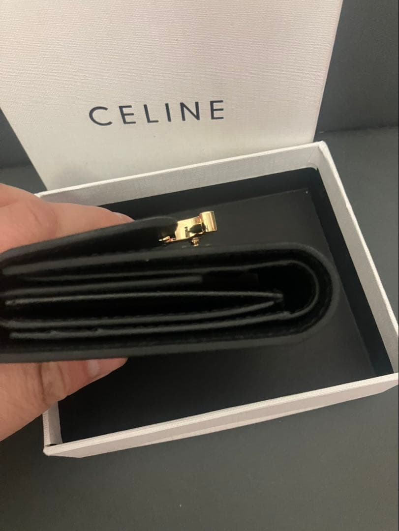 CELINE ブラックレザー 財布