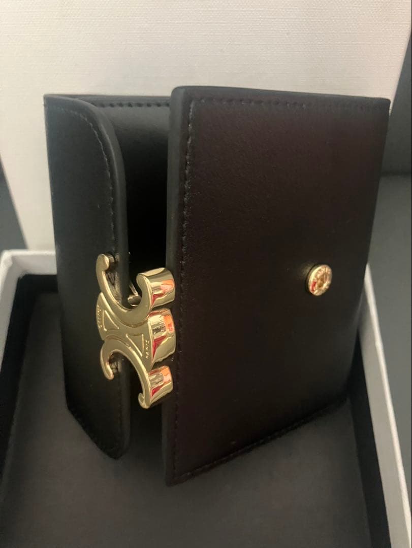 CELINE ブラックレザー 財布