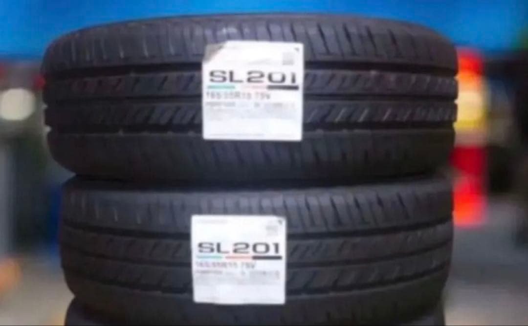 165/55R15 ブリヂストンセイバーリング「SL201」 2本とバルブ2個付
