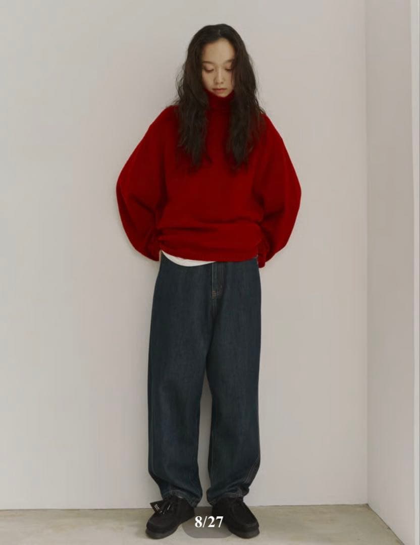 FASHIRU curve denim pants カーブデニムパンツ