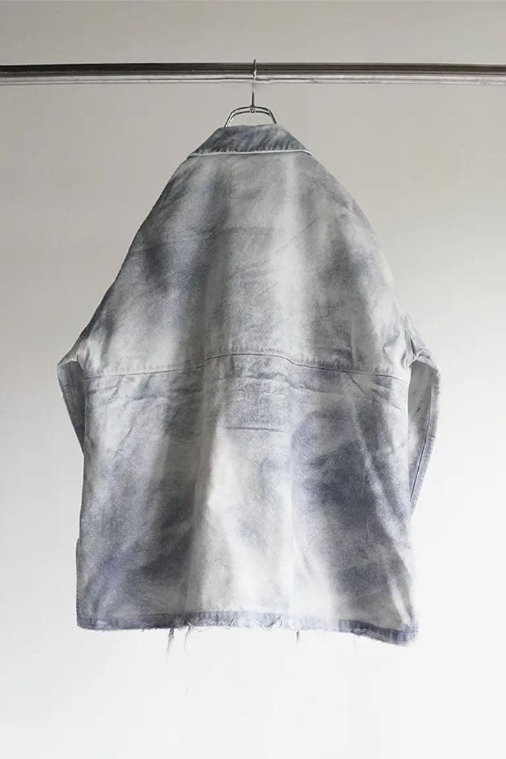 ジャケット・アウター ANCELLM UNEVEN PAINT COVERALL