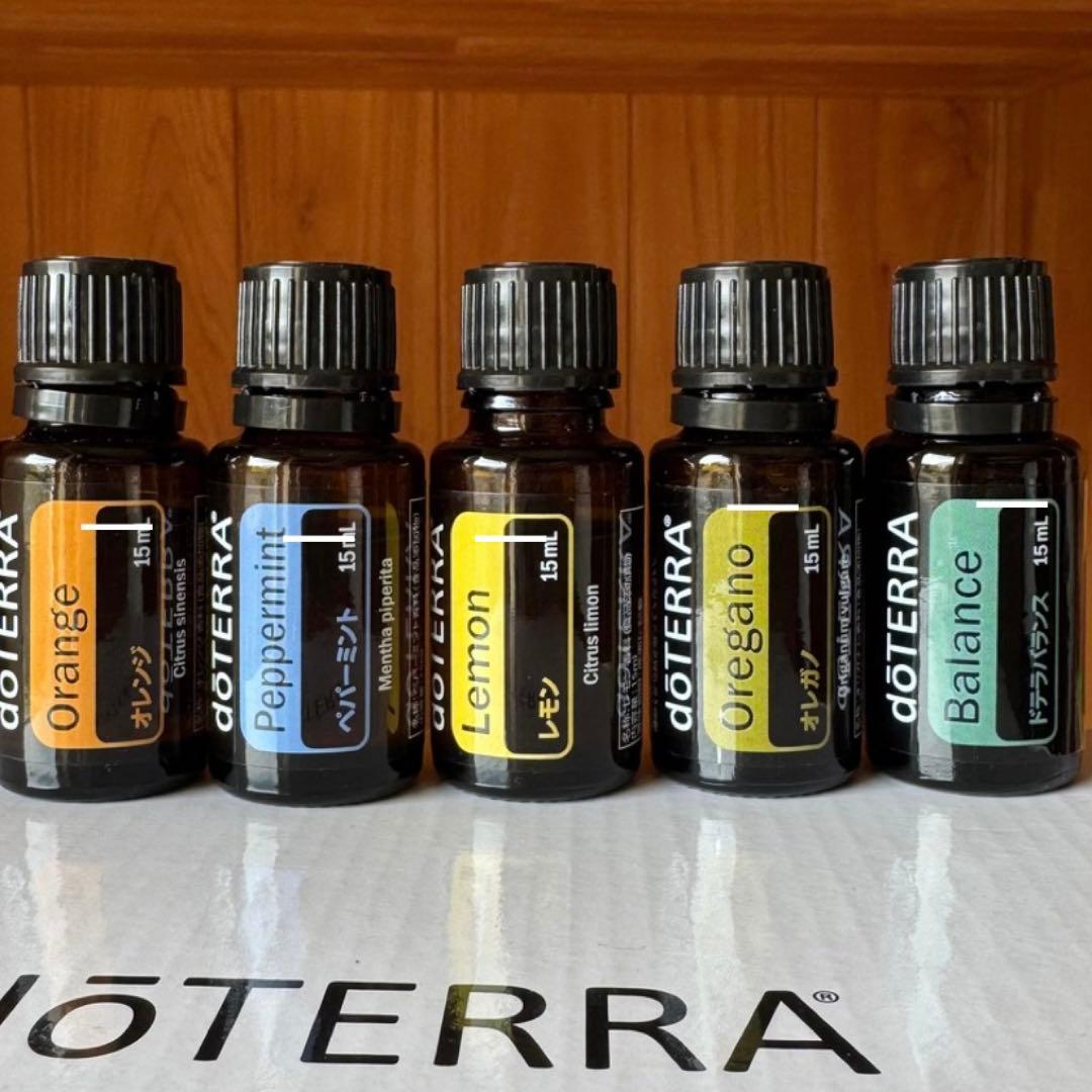 doTERRA エッセンシャルオイルセット ウッドボックス付き