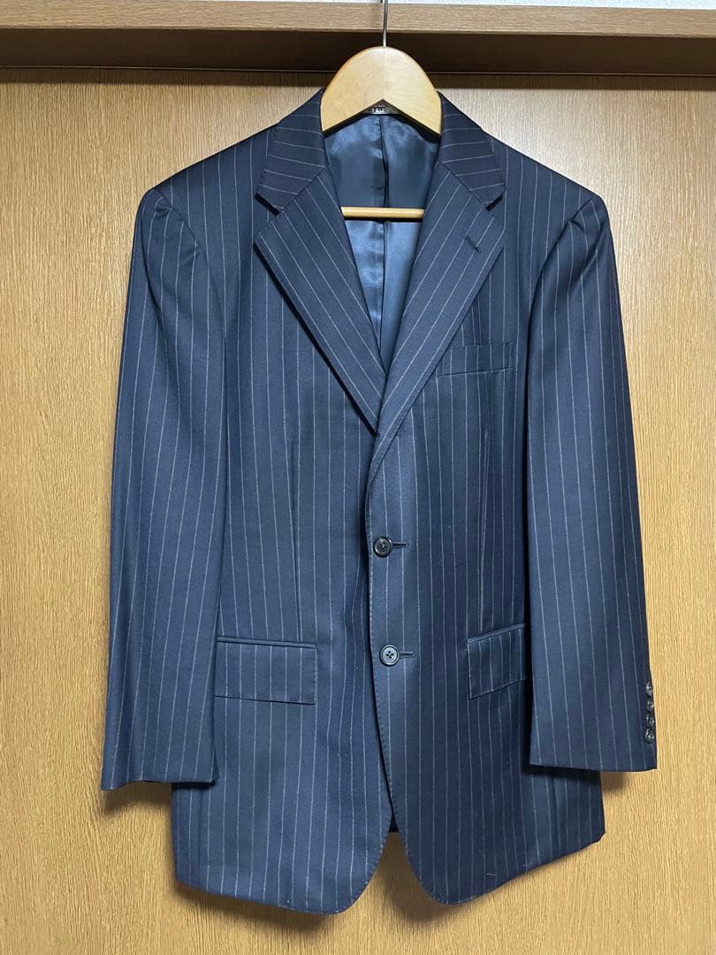 《極美品》【ラルフローレン】 スーツ ネイビーストライプ A５