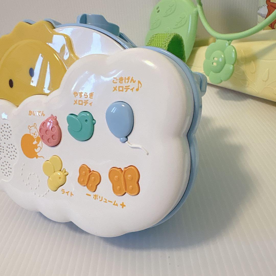 【美品】 えらべる回転6WAYジムにへんしんメリー ぷーさん