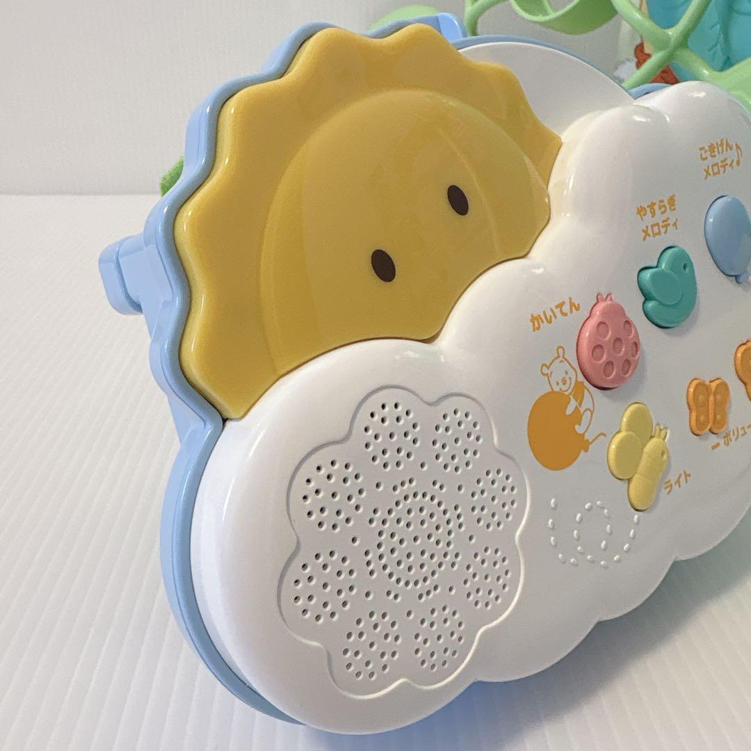 【美品】 えらべる回転6WAYジムにへんしんメリー ぷーさん