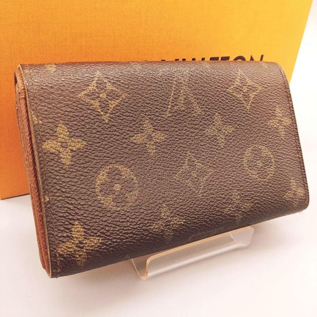鑑定済LOUIS VUITTON ポルトモネヴィエトレゾール M61730　財布