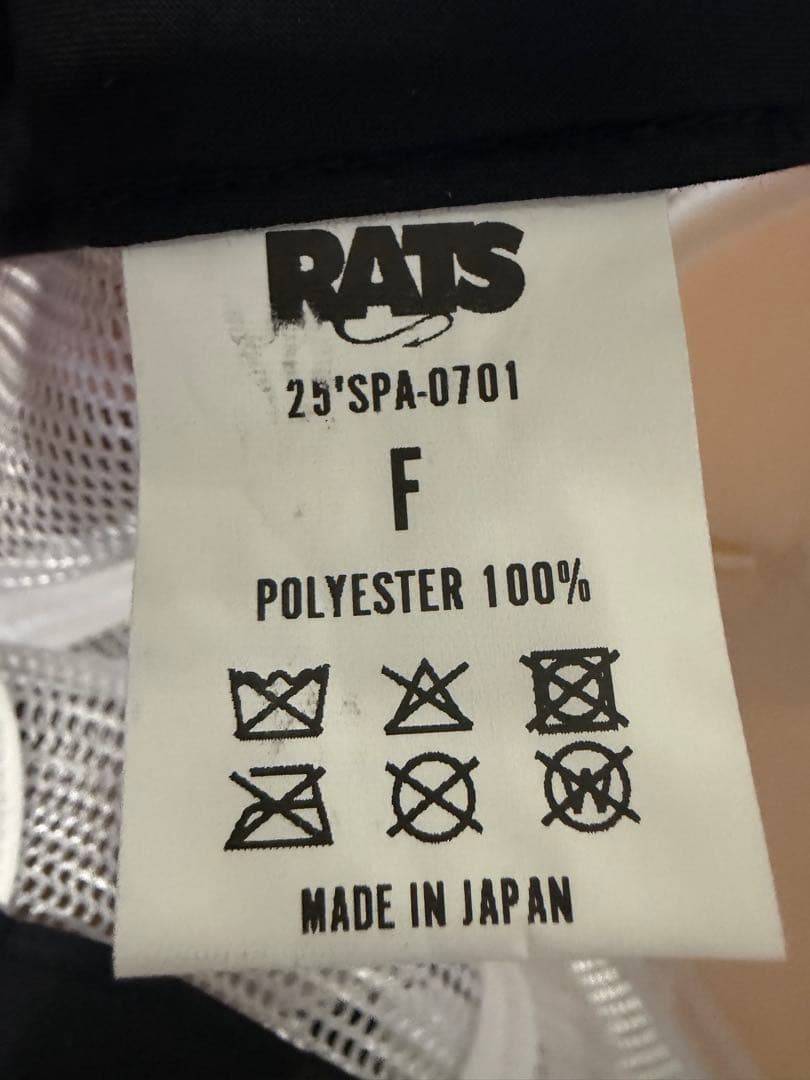 RATS WAY OF LIFE メッシュキャップ 値下げ