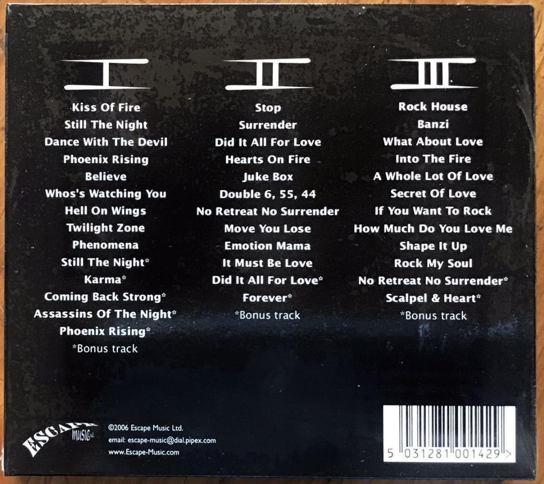 輸入3CD★フェノメナ / THE COMPLETE WORKSコージーパウエル