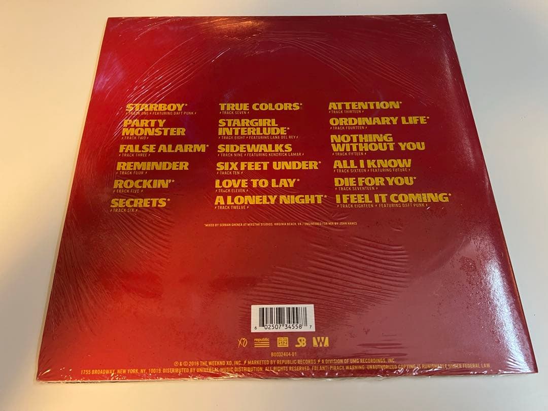 Starboy＜Translucent Blue Vinyl＞