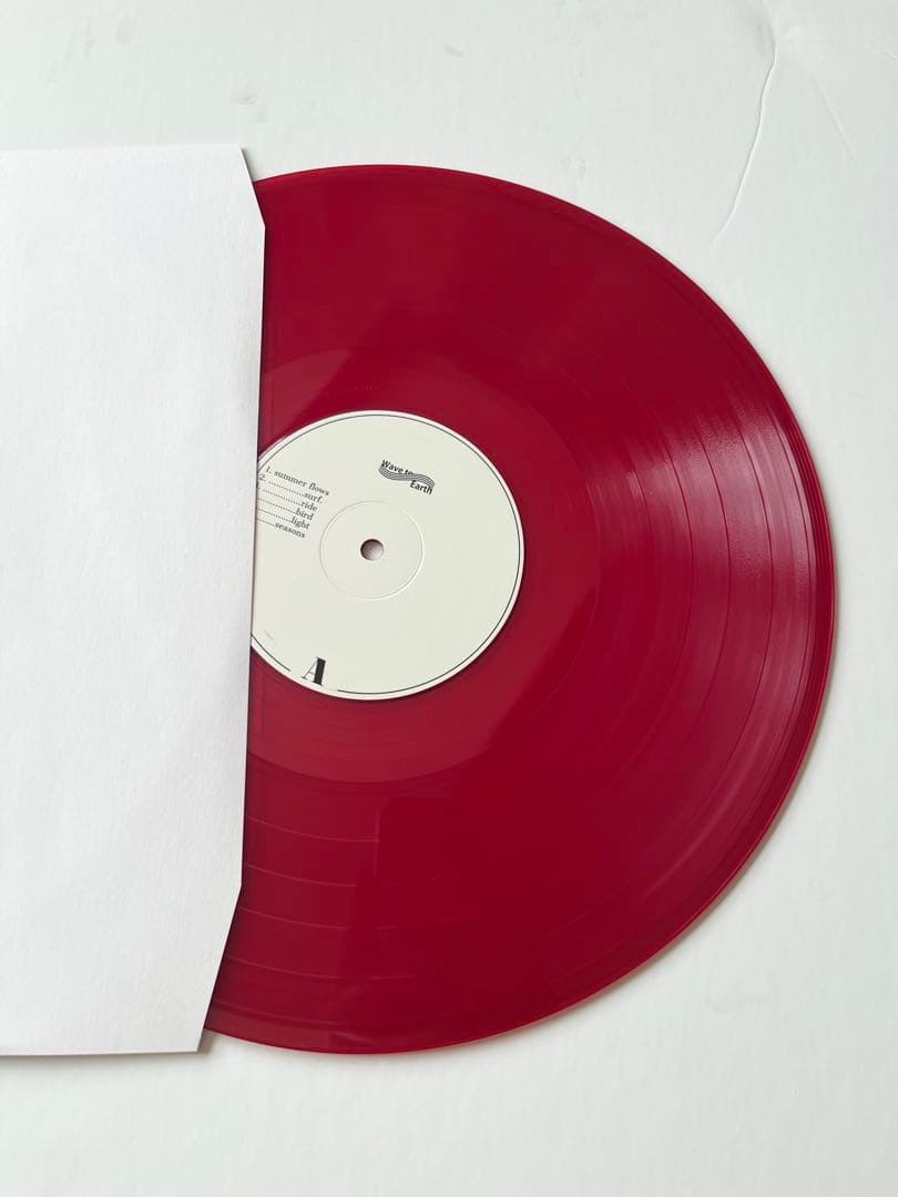 wave to earth／uncounted 0.00 透明レッド LP 新品