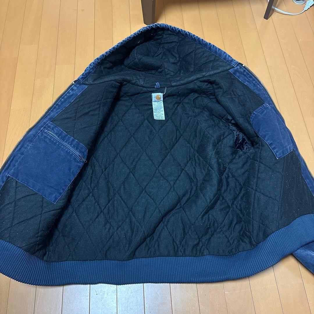 モ*太様 Carhartt フード付きジャンパー ネイビー X-Large