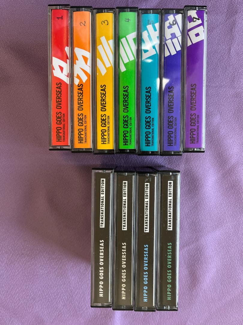 ヒッポファミリークラブ多言語学習テキスト22冊テープ52巻セット！