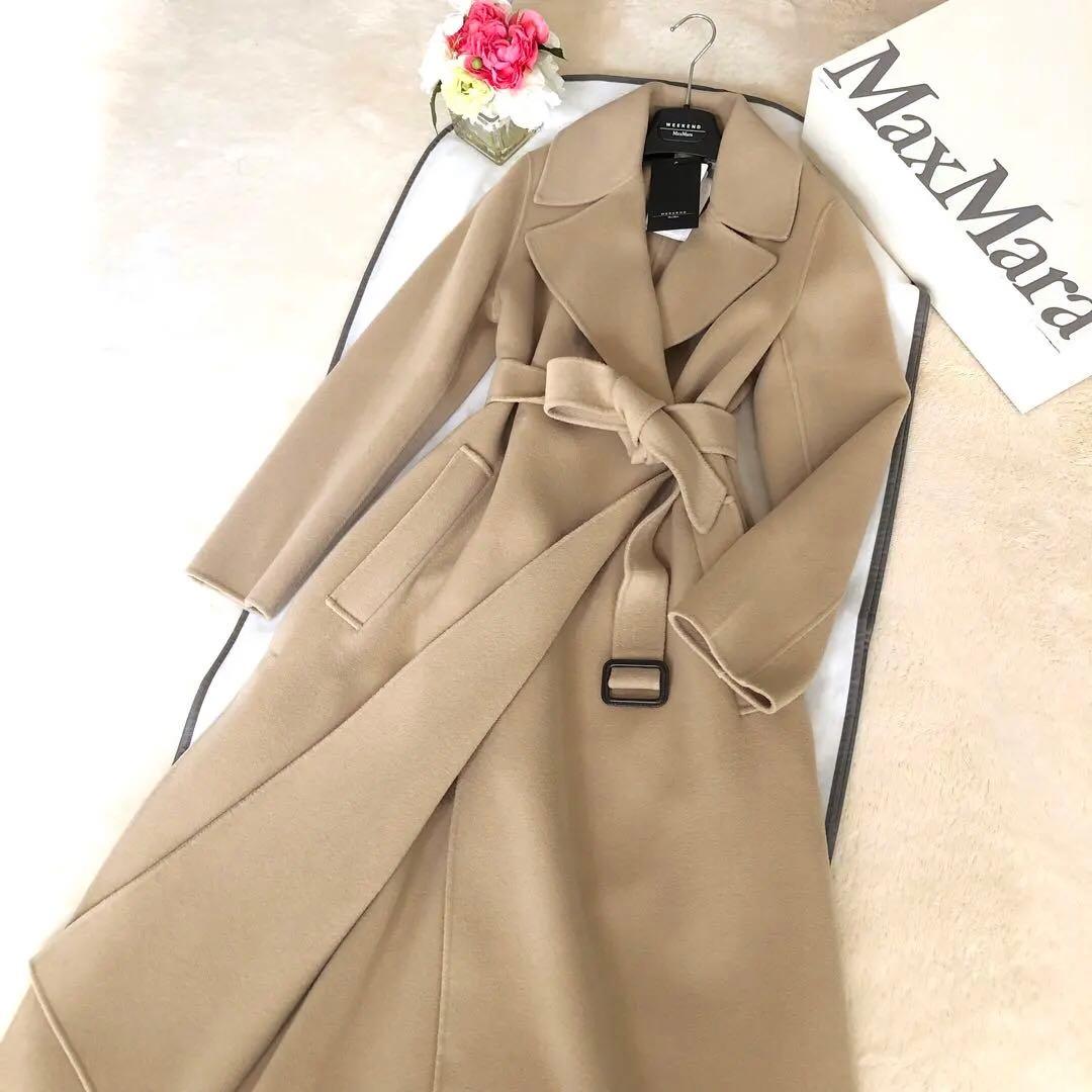 新品タグ付‼️【マックスマーラ】38WEEKENDクチートアマーノ　ミルクティ