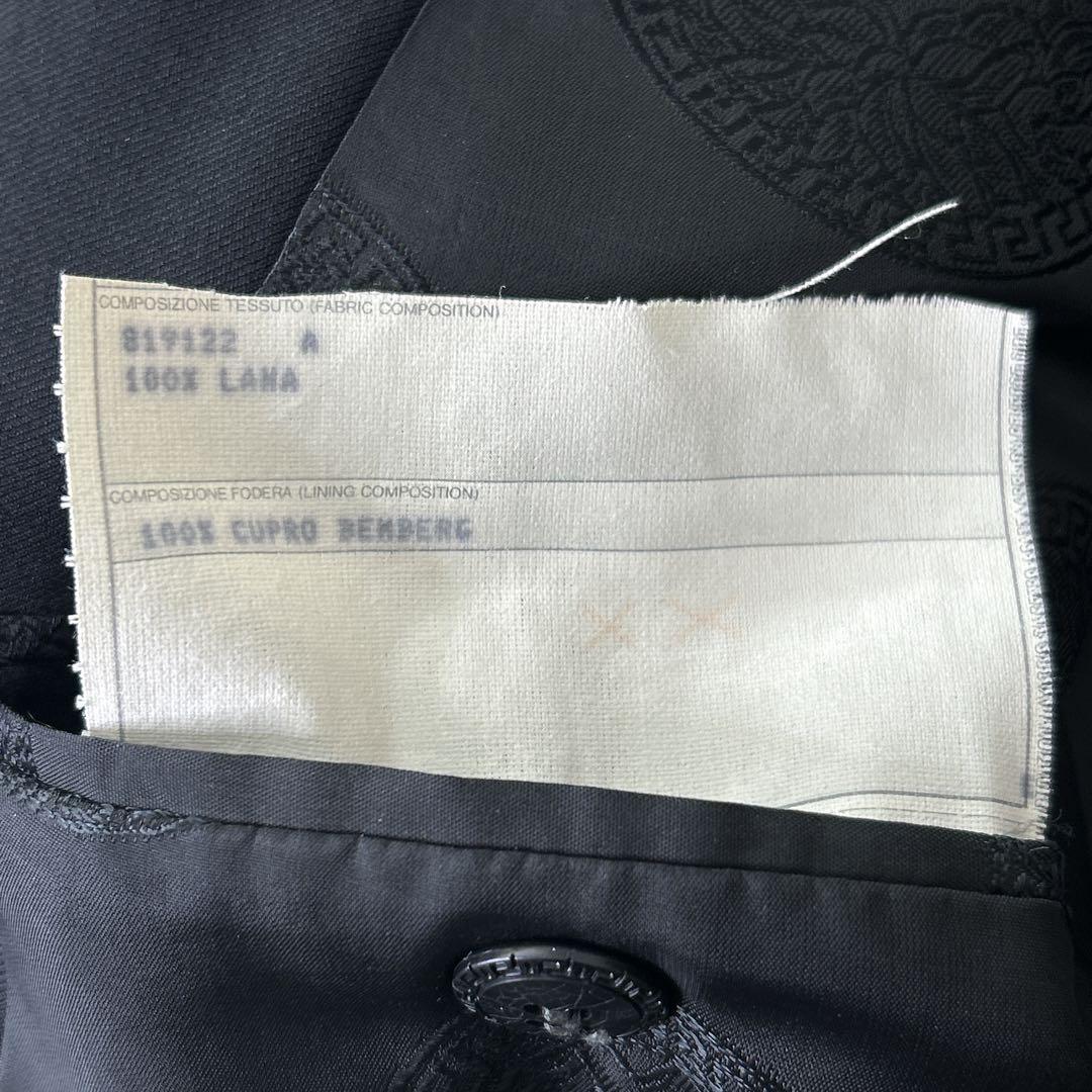 大きいサイズ GIANNI VERSACE /ヴェルサーチ メデューサ　黒　裏地