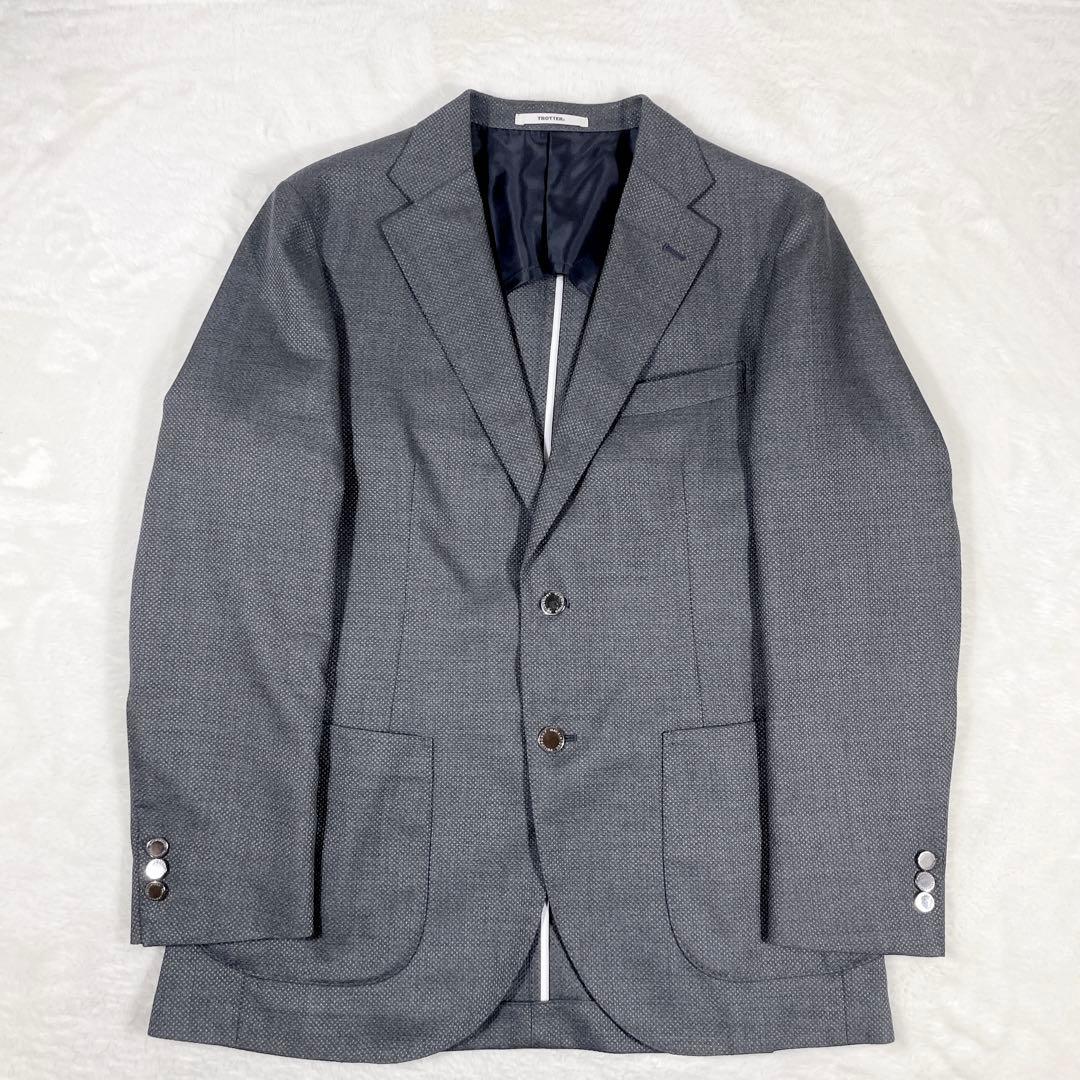 【美品】マッキントッシュフィロソフィー トロッタージャケット 40R L グレー