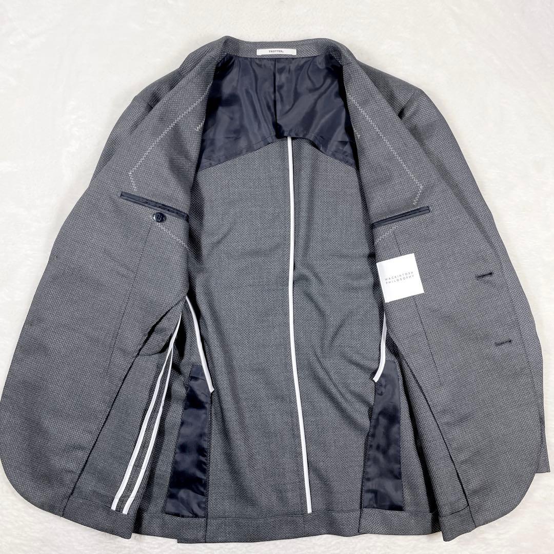 【美品】マッキントッシュフィロソフィー トロッタージャケット 40R L グレー