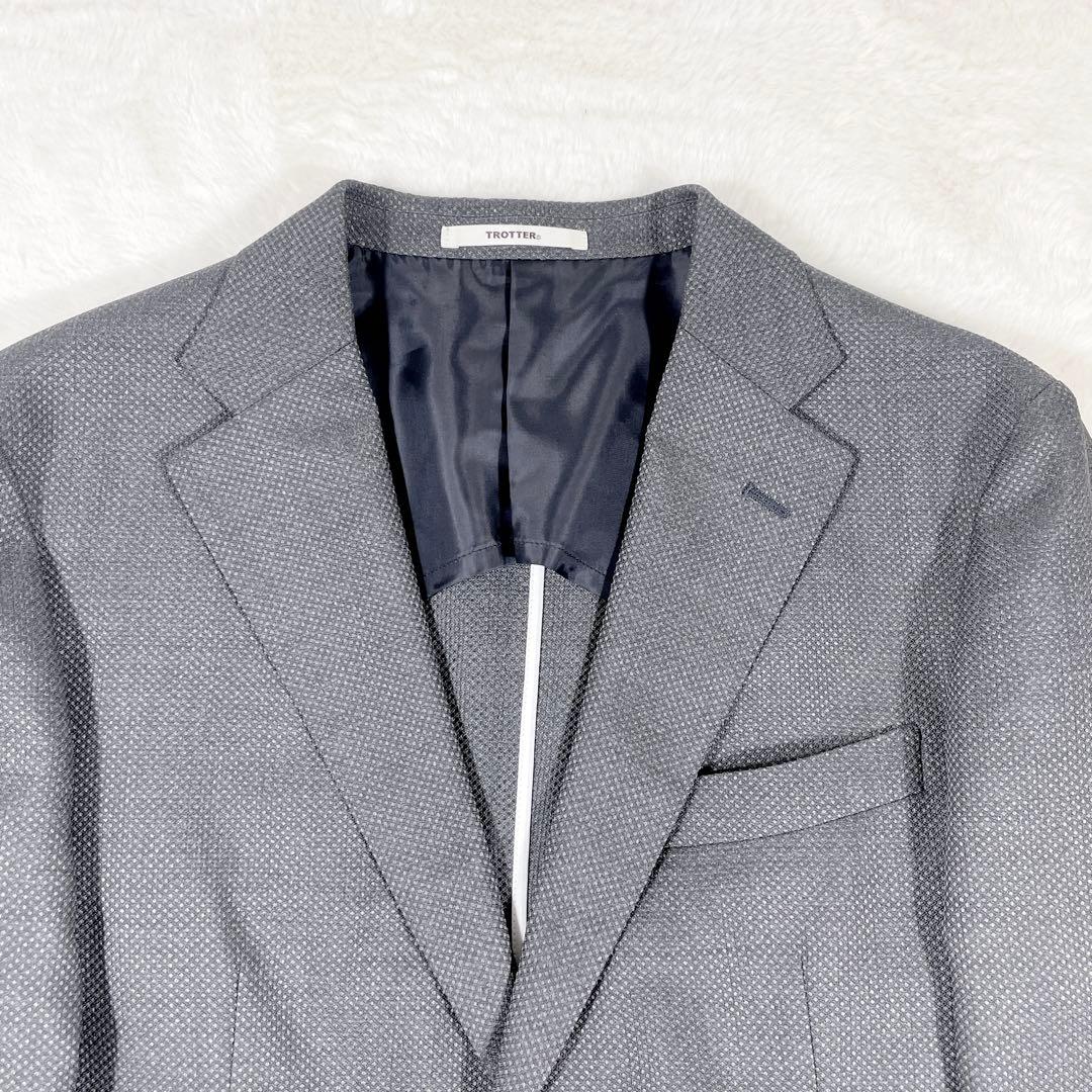 【美品】マッキントッシュフィロソフィー トロッタージャケット 40R L グレー