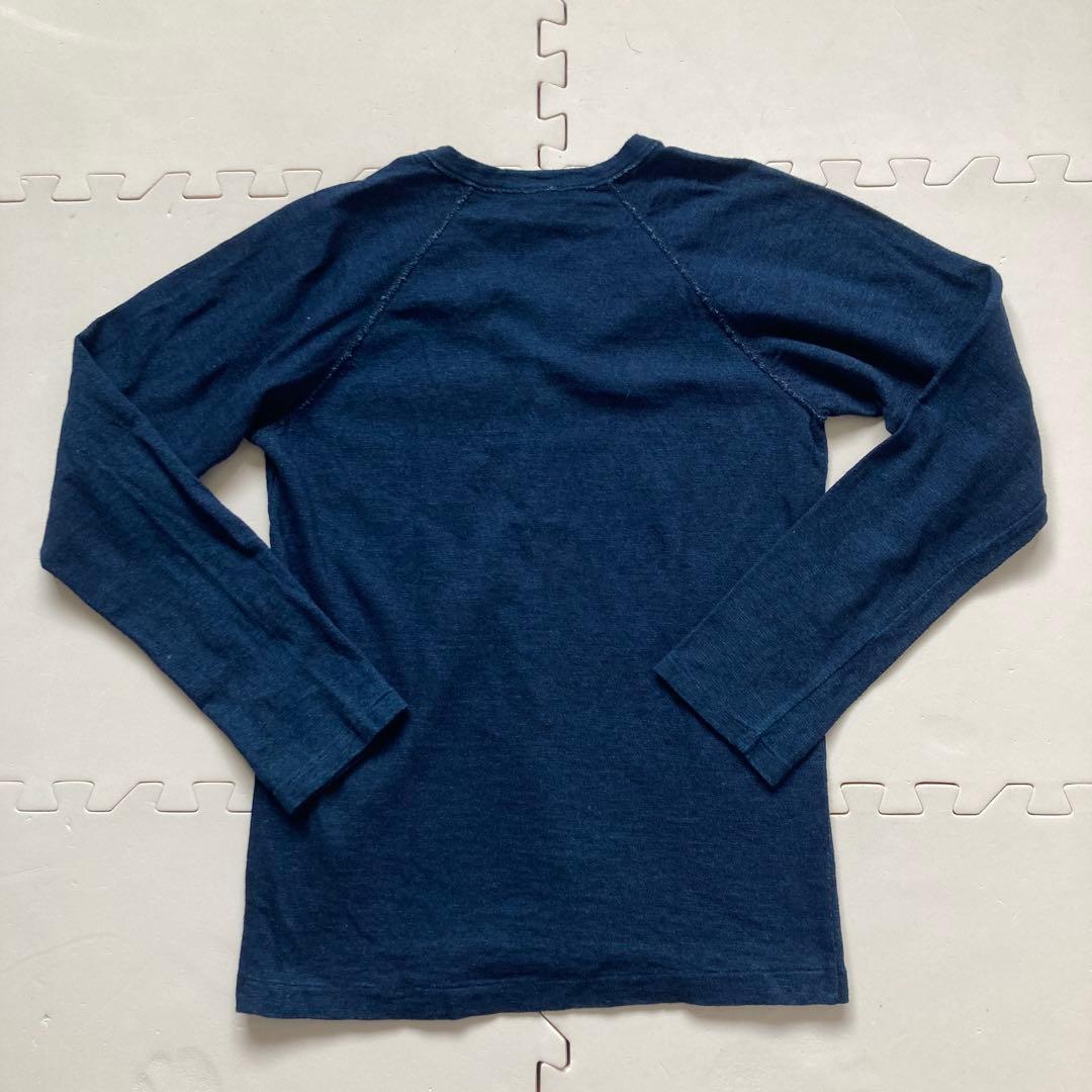 R by 45rpm　Indigo-dyed Cardigan　2　日本製　藍染