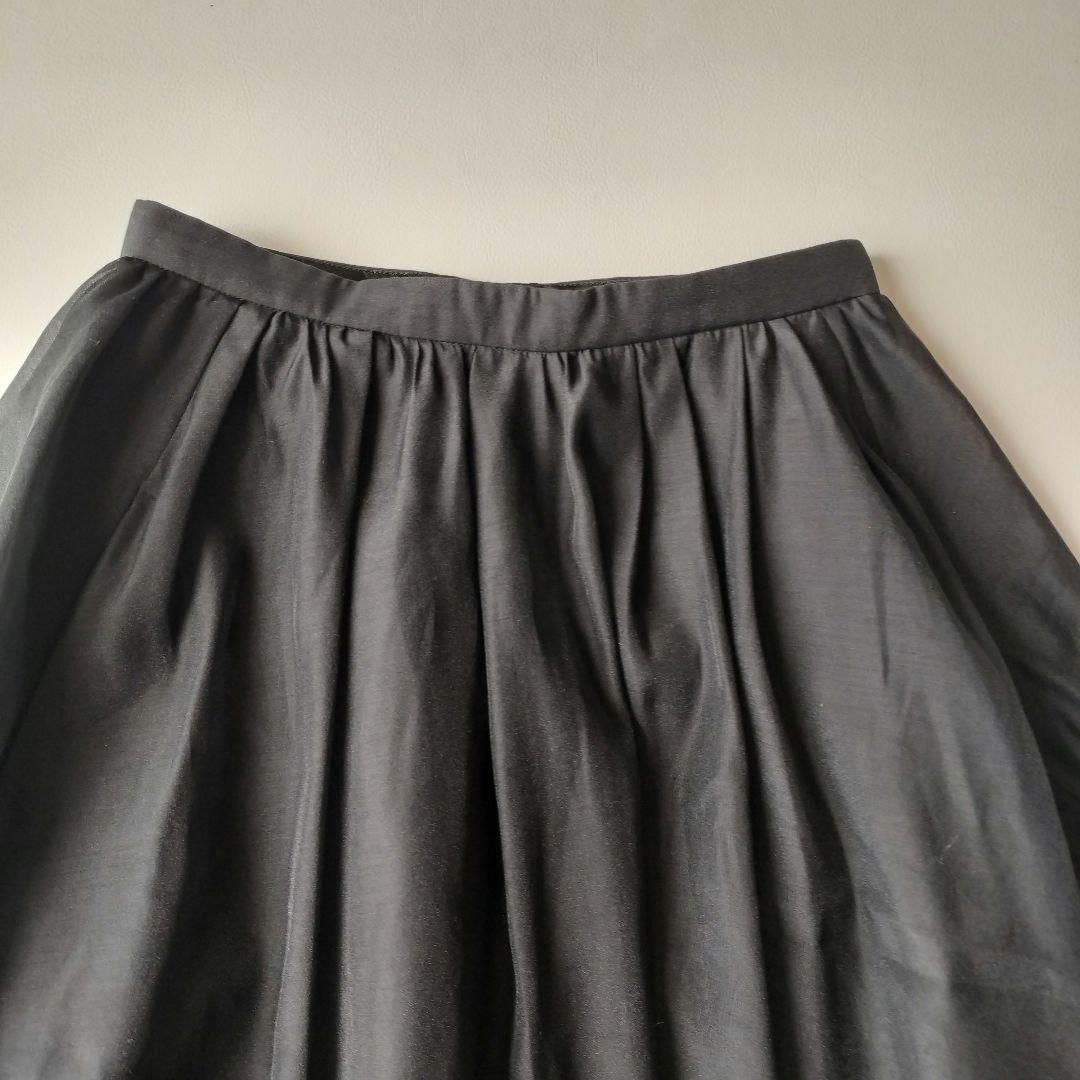 CELFORD 24ss セルフォード シアーフレアスカート ブラック