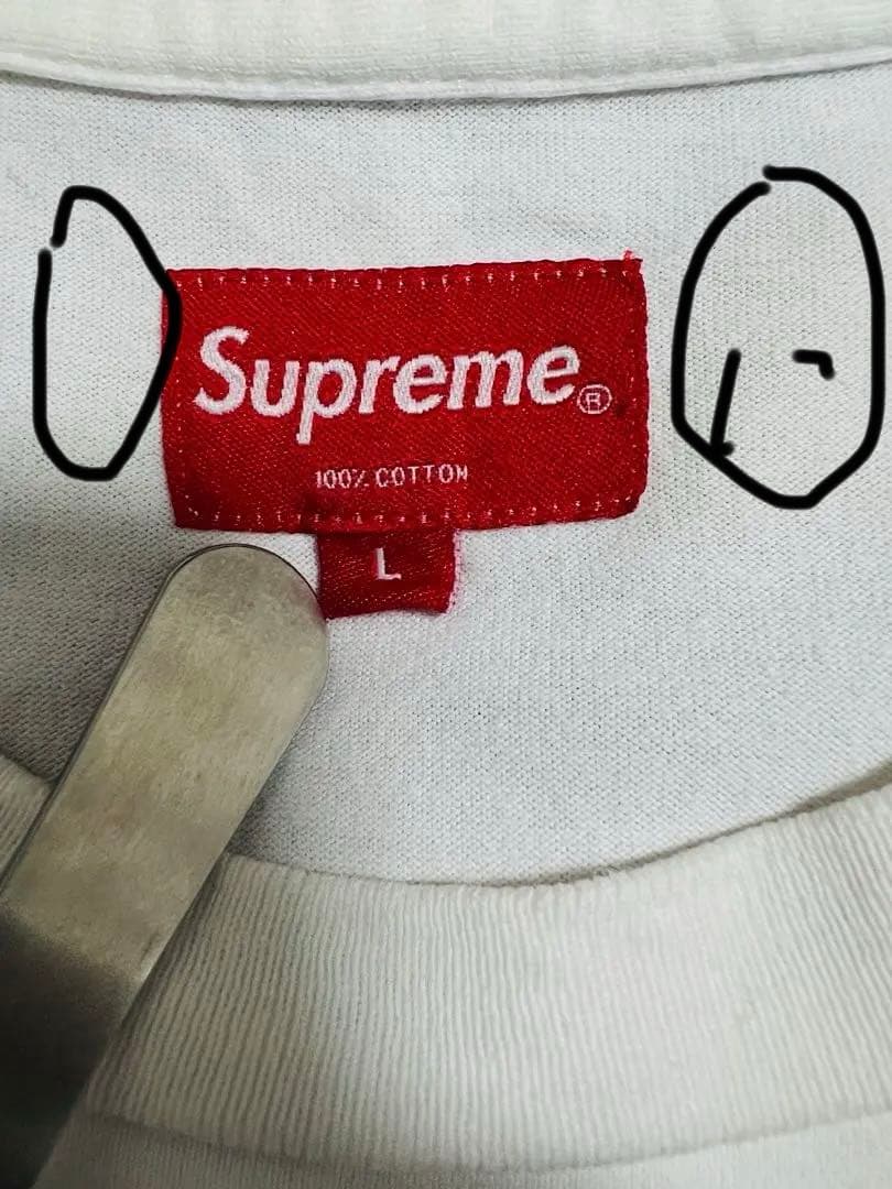 z*8様 Supreme small logo box Tシャツ Lサイズ ホワ