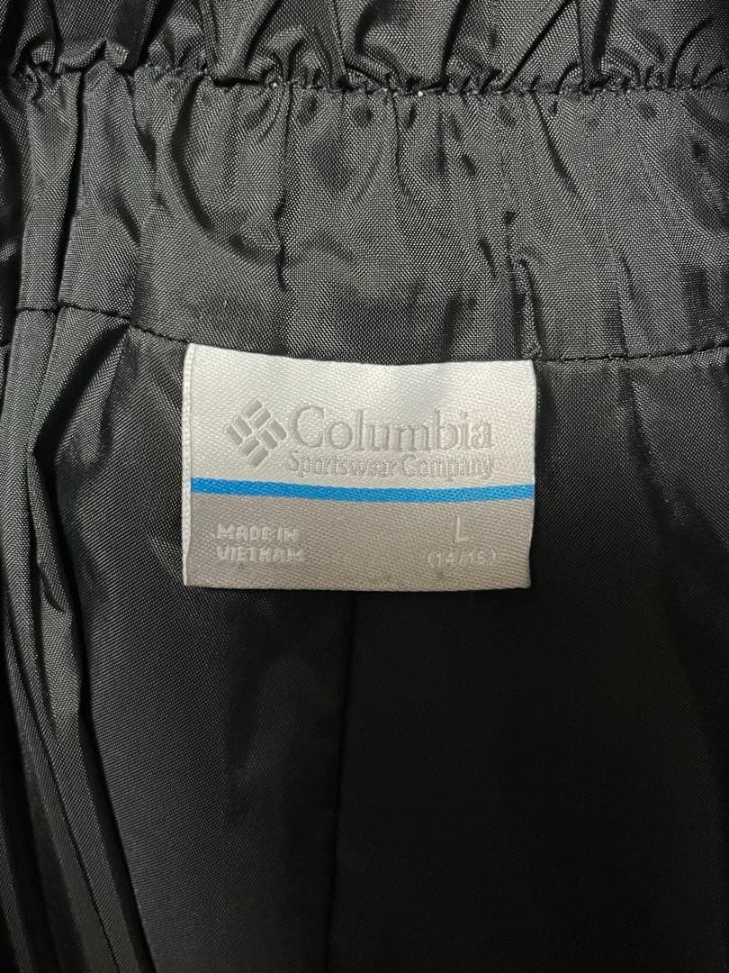 Columbia ブラック ビブパンツ キッズLサイズ