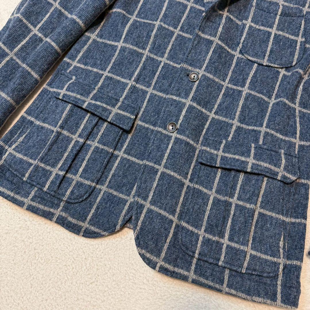 美品 Lサイズ RING JACKET テーラードジャケット チェック 日本製