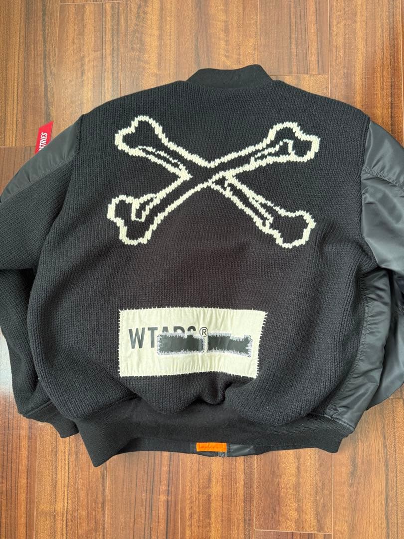 初売 WTAPS × ALPHA MA-1 JKT 黒 size4