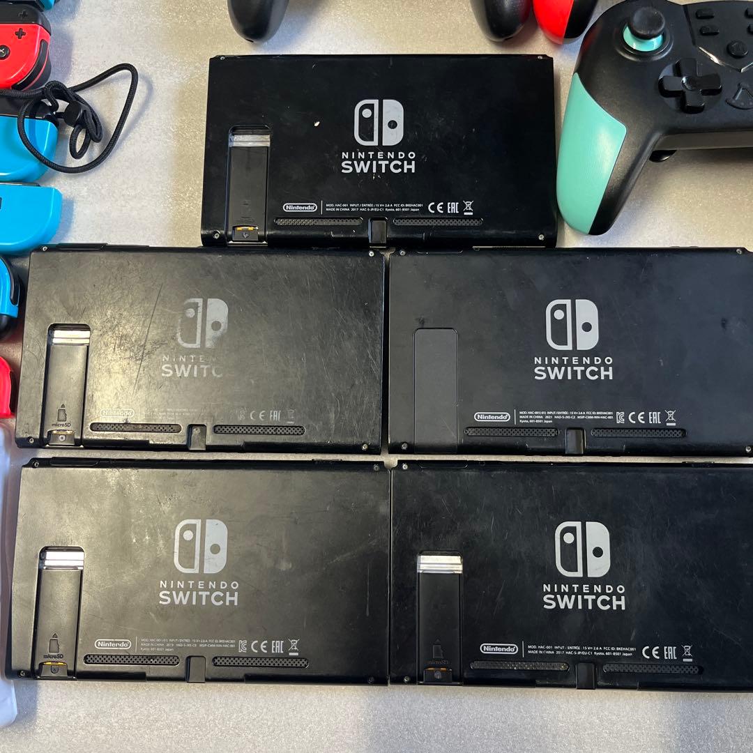 Nintendo Switch 本体 5台セット コントローラー　　まとめ売り
