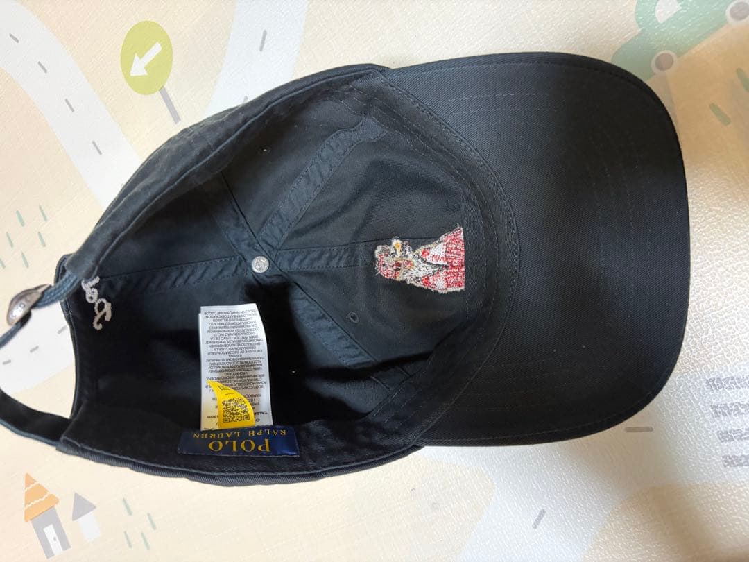 ポロラルフローレン　Polo Ralph Lauren ブラック キャップ