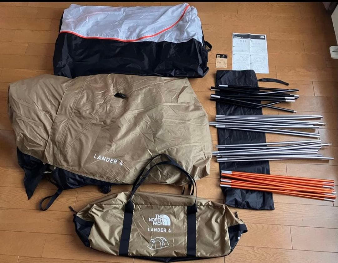N*9様 THE NORTH FACE ランダー4 テント