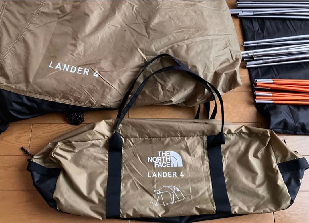 N*9様 THE NORTH FACE ランダー4 テント