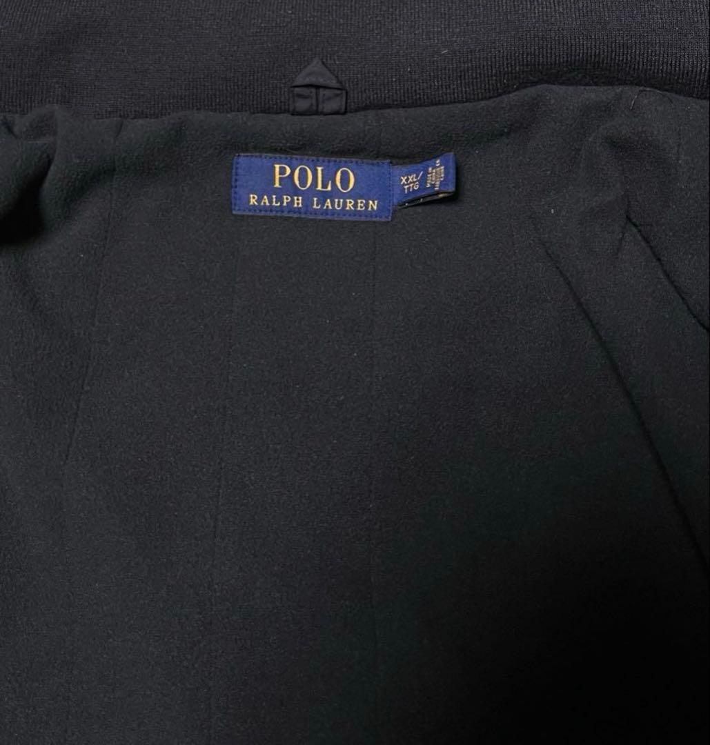 ラルフローレン ブラック　ナイロン　ジャケット　スイングトップ　XXL 2XL