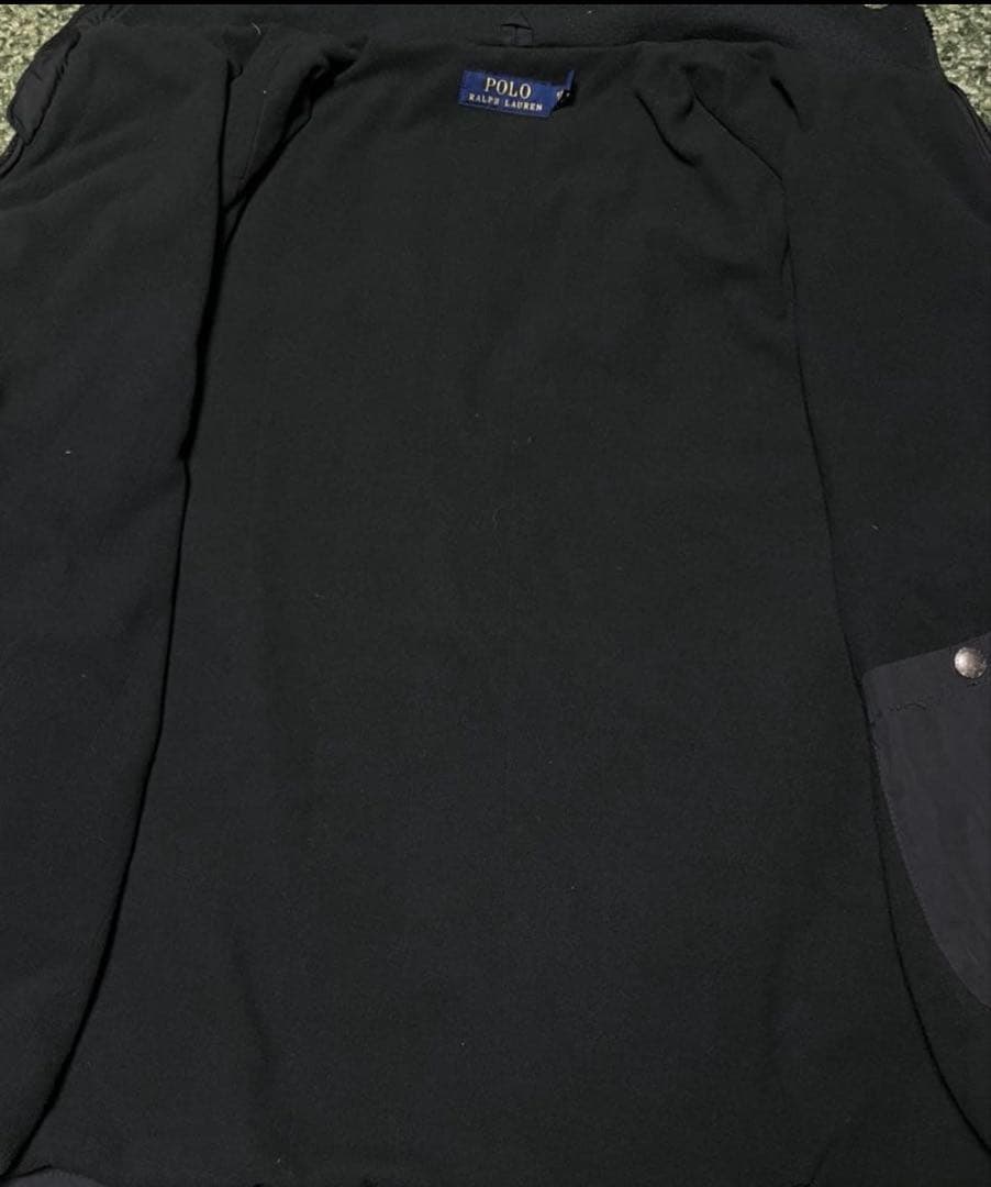 ラルフローレン ブラック　ナイロン　ジャケット　スイングトップ　XXL 2XL