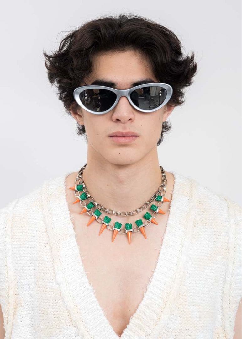 新品　ダブレット　doublet Carrot Studs Necklace