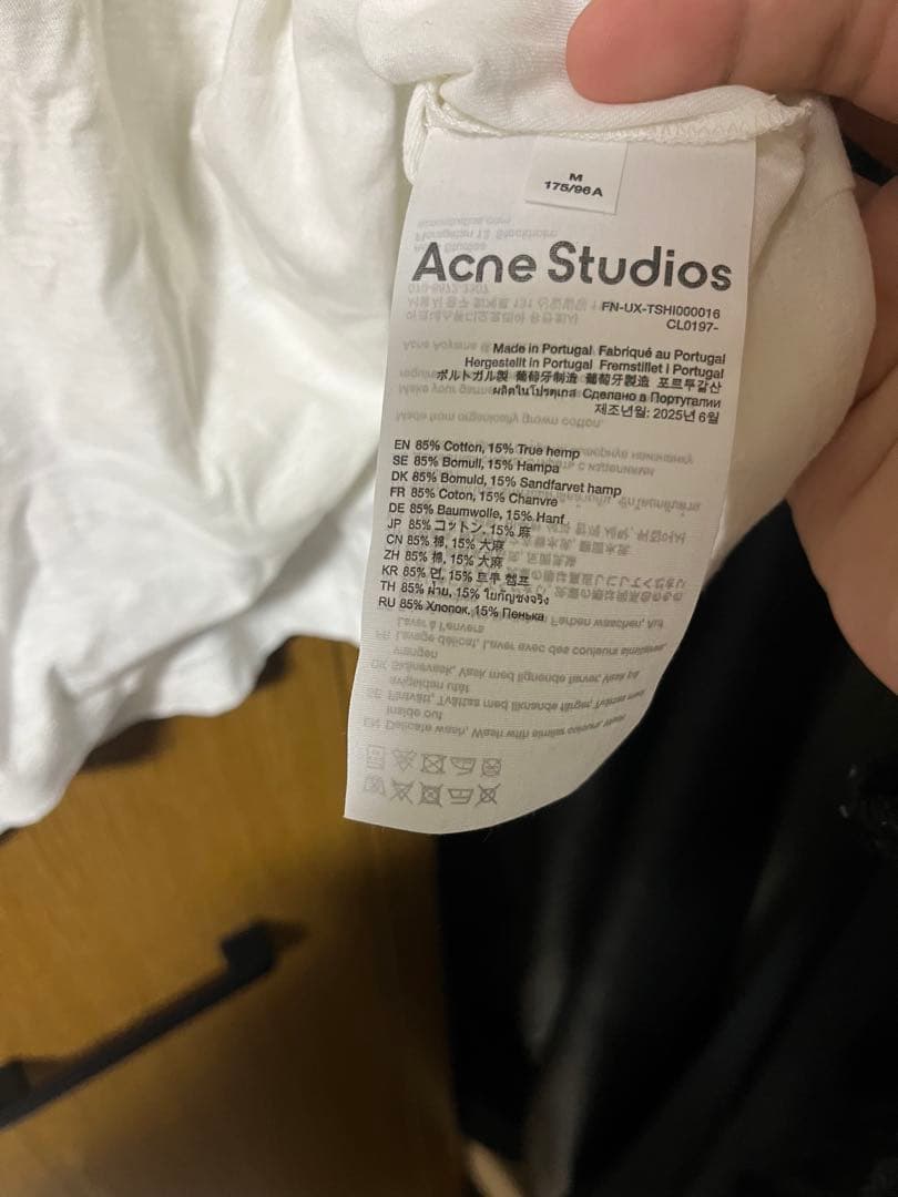 【確実正規品】【ほぼ未使用】 Acne Studios ホワイトシャツお値下げ可