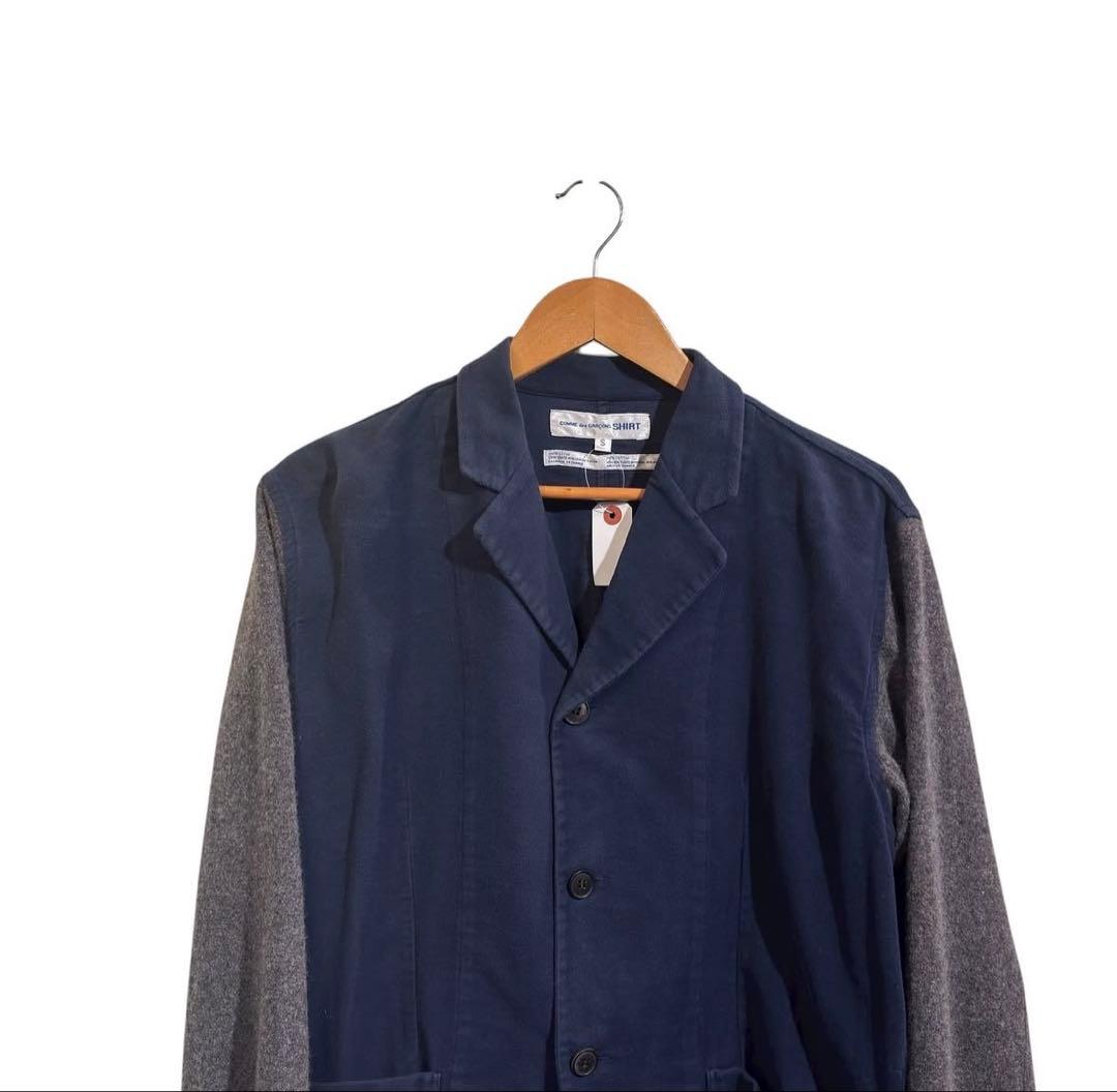 ユ*ケ様 GARÇONS SHIRT Knit design switch ja