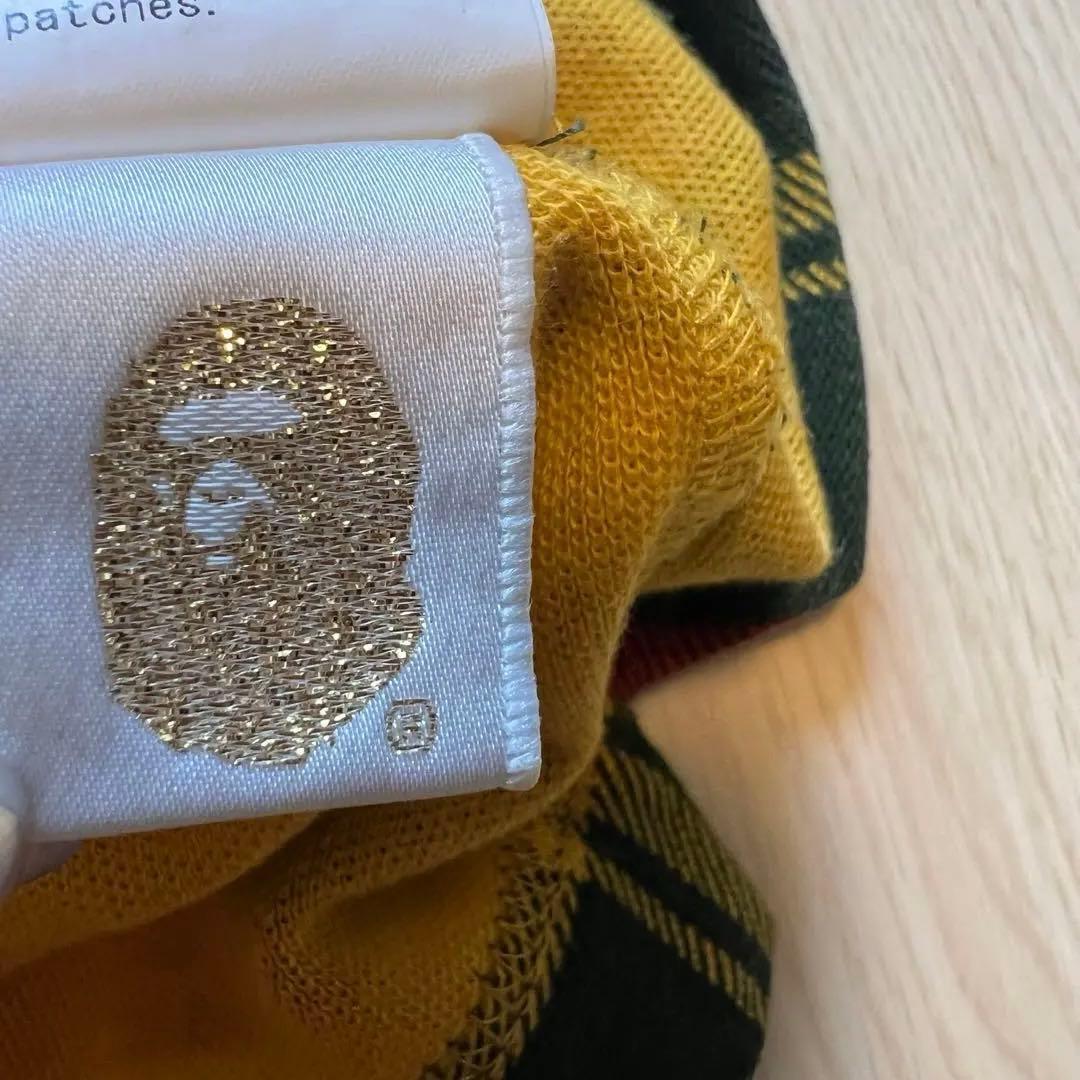 A BATHING APE チェック柄 ポロシャツ Sサイズ 【特別価格】