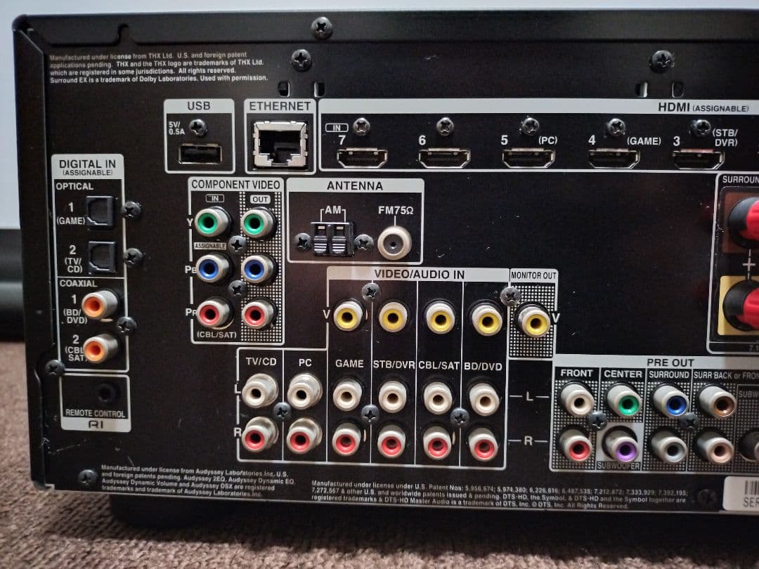 ONKYO (オンキョー) TX-NR616 AVアンプ　AVレシーバー　 本体