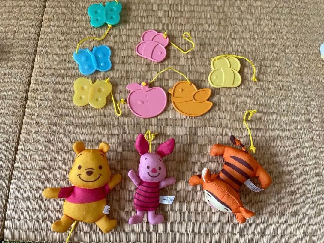 6WAYジム おもちゃ プーさんキャラクター付き