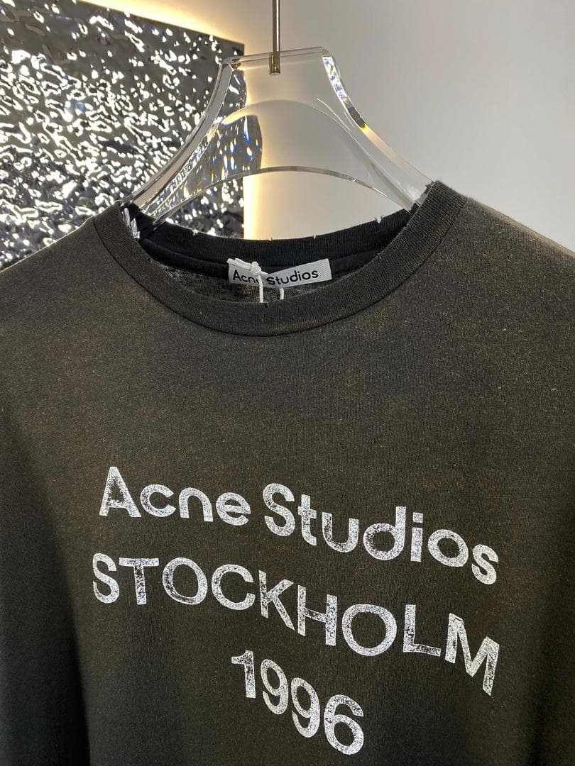 Acne Studios ブラック ロングスリーブ Tシャツ 1996 男女