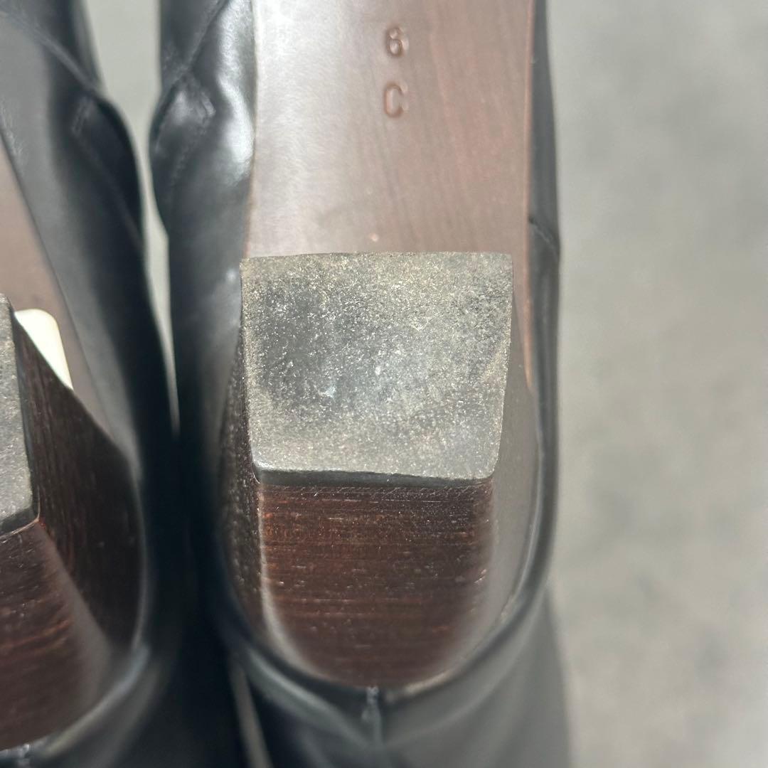 靴 BOTTEGA VENETA Leather Long Boots Black