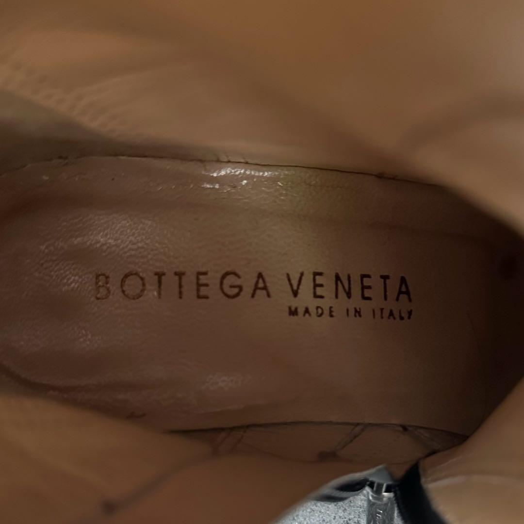 靴 BOTTEGA VENETA Leather Long Boots Black