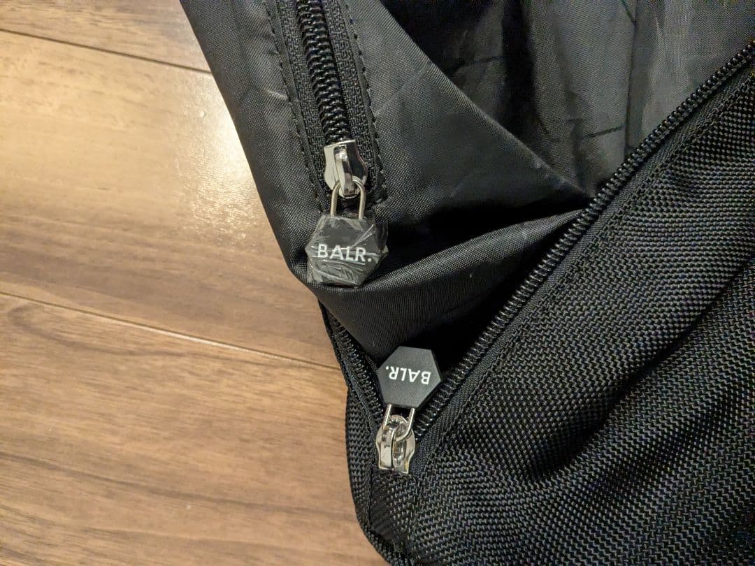 BALR. ボストンバッグ 黒　サッカー