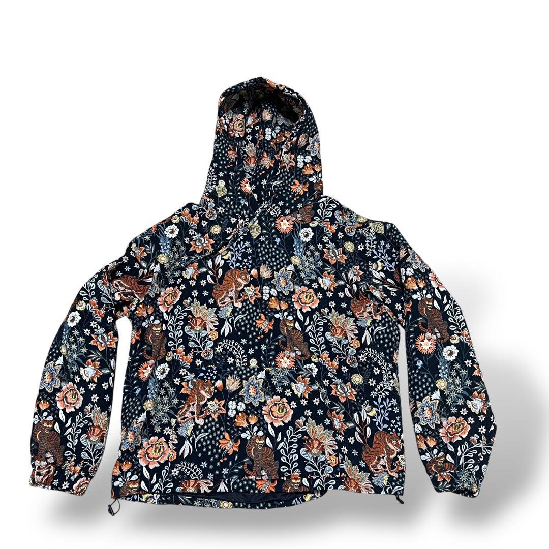 【希少】ZARA ザラ ジャガードセットアップ 花柄 パーカー オーバーサイズ
