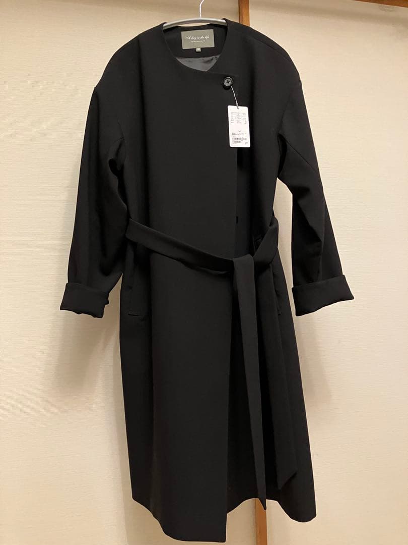 ロングコート　ユナイテッドアローズ　ブラック　新品未使用　タグ付き　M