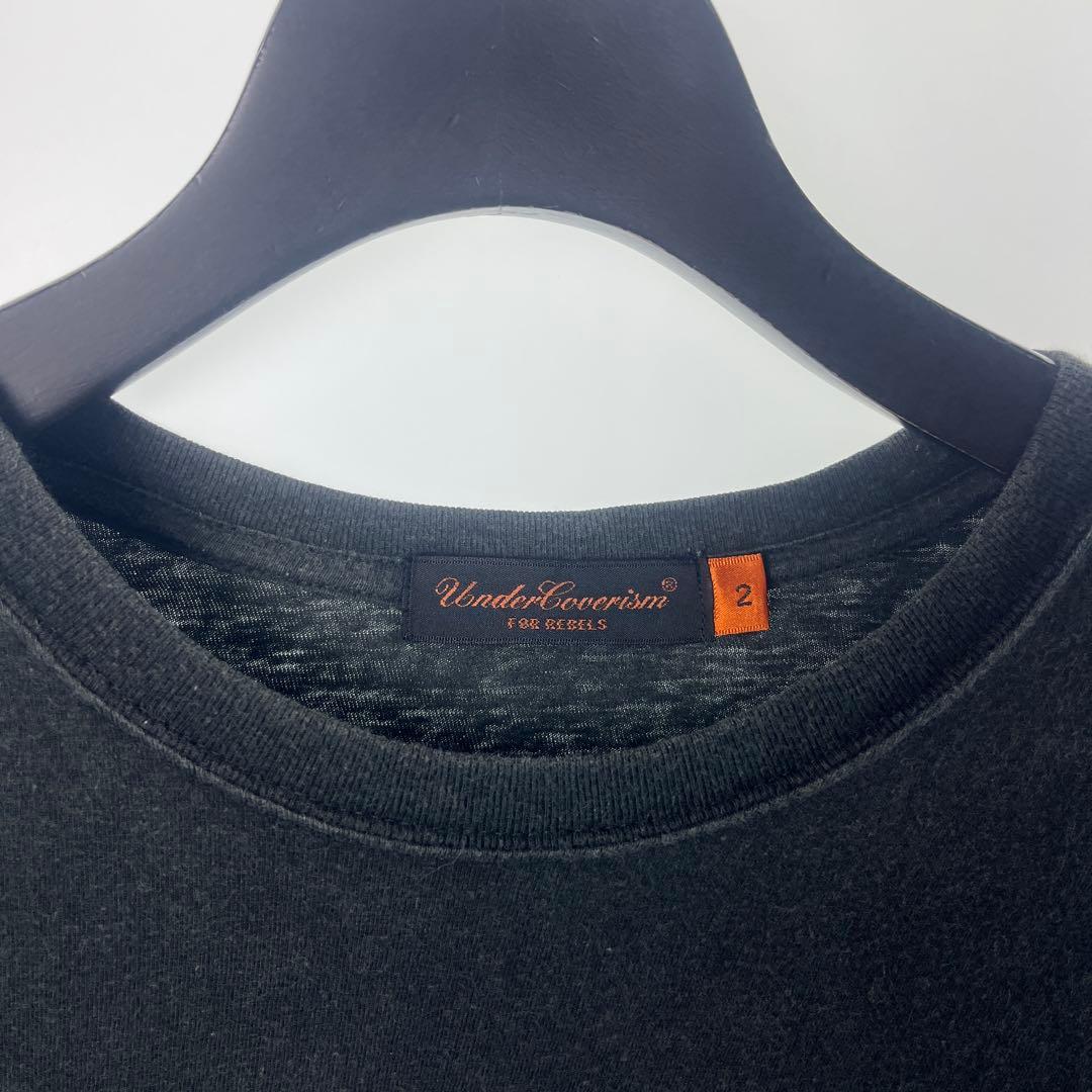 Undercoverism アンダーカバー　ブラック Tシャツ サイズ2
