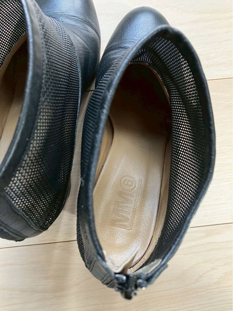 MM6 ショートブーツ★ブーティ 黒 マルジェラ MaisonMargiela