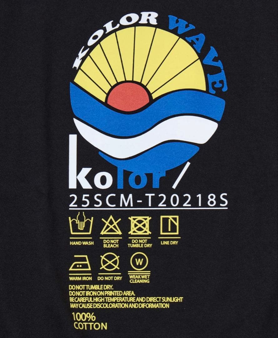 トップス kolor 25SS 25SCM-T20218S-B T-Shirt